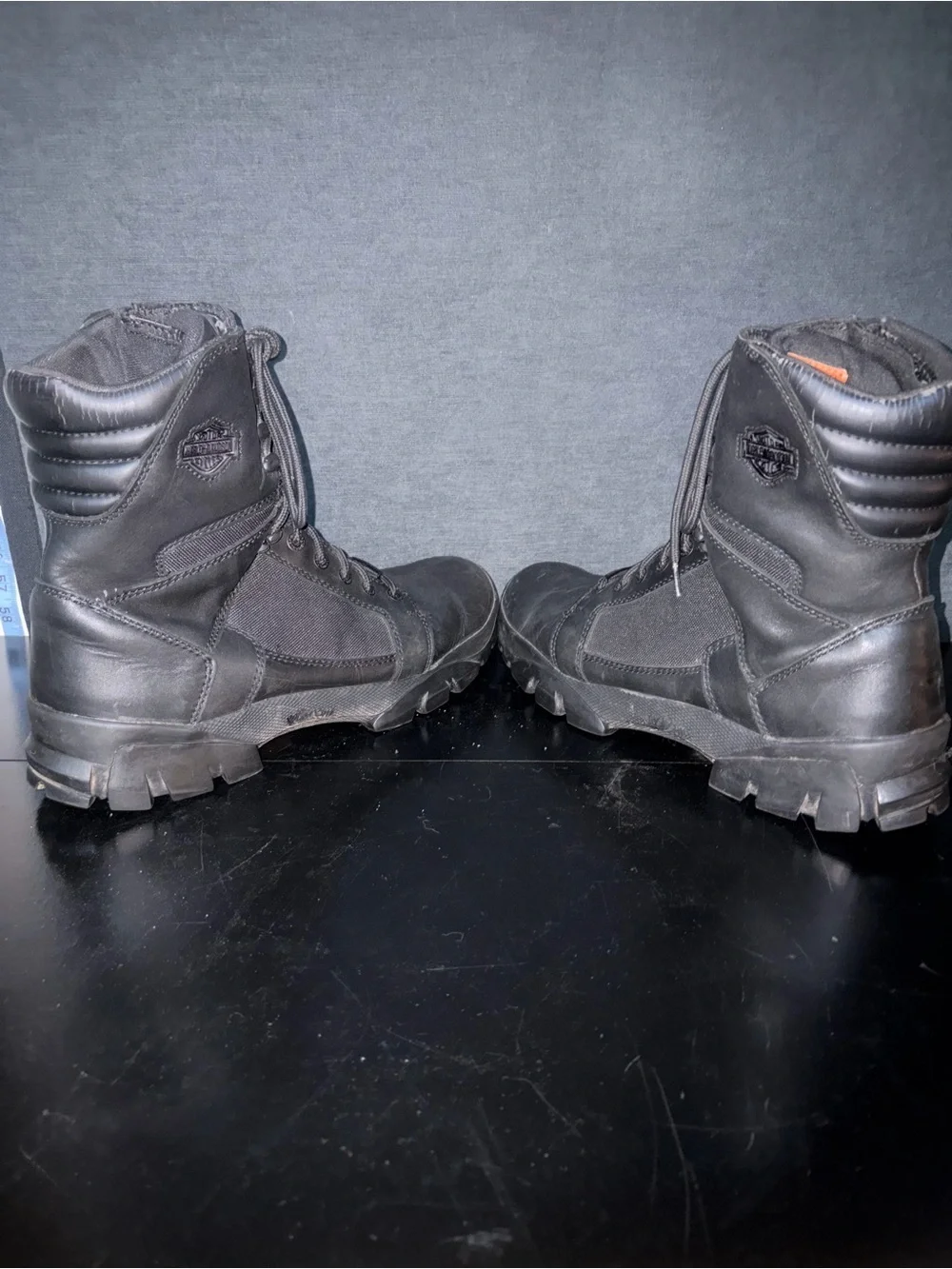 Harley-Davidson Men's Black Lace-Up Tactical Boot